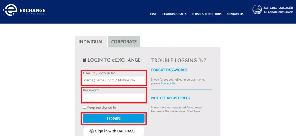 Al Ansari eExchange Portal