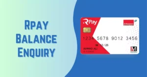 Rpay Balance Enquiry