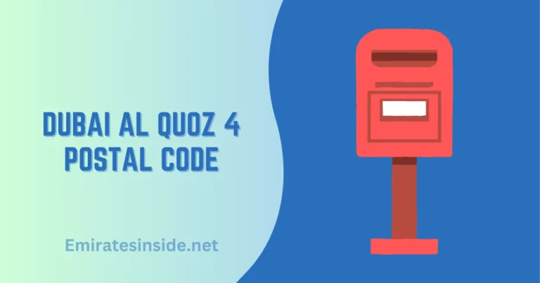 Dubai Al Quoz 4 Postal Code