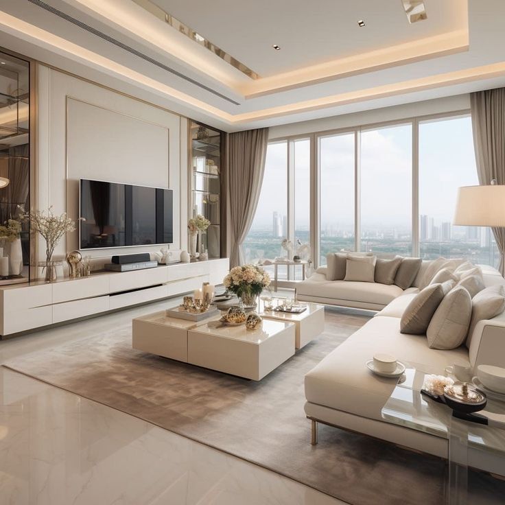 Carpet that’s big enough to ground all the furniture