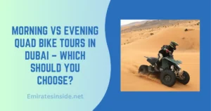 Morning vs Evening Quad Bike Tours in Dubai – Which Should You Choose