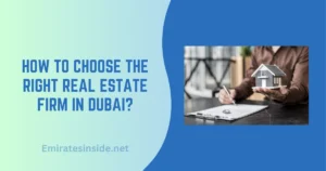 How To Choose The Right Real Estate Firm In Dubai