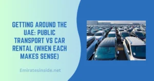 Getting Around the UAE Public Transport vs Car Rental (When Each Makes Sense)