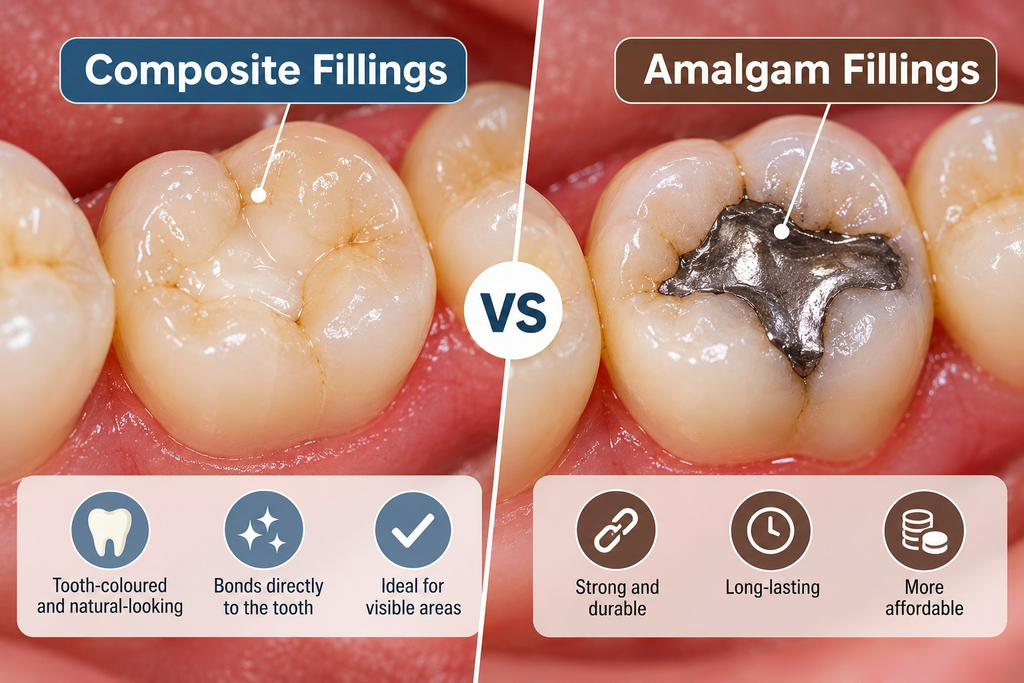 Composite vs. Amalgam Fillings